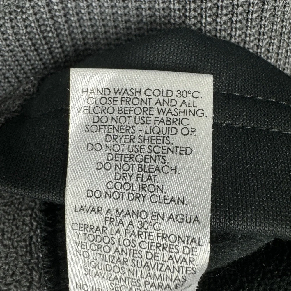 Spyder Pullover Mens Medium Gray 1/4 Zip Core Sweater‎ Knit Fleece Jacket